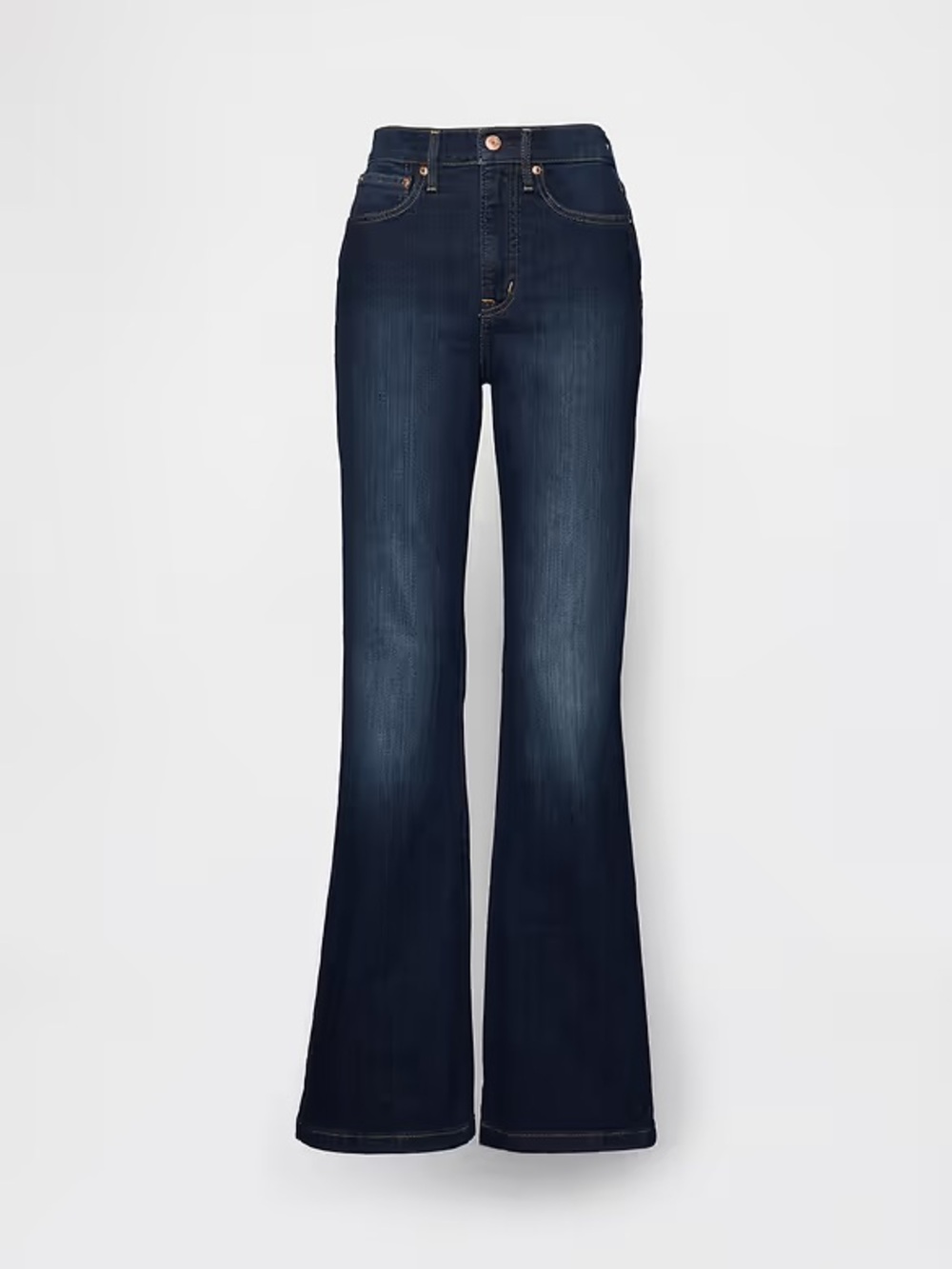 GAP Dark Wash High-Rise Flare Jeans (10T)